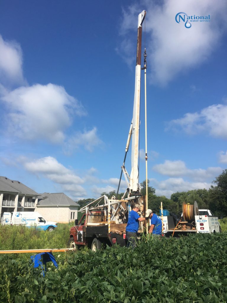 Very Deep Water Wells require solid Hard Vertical Pipe