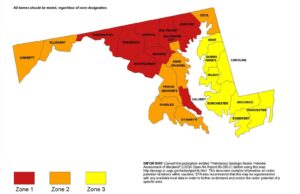 Maryland Radon Map