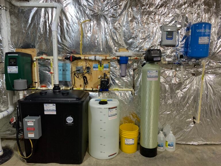 Sump Pump, A Radon Remediation And Pressure Booster, Solution Feeder, Sediment Filter, Kx Pro And A Constant Pressure System