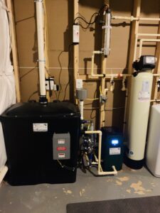 Radon in Water Remediation with pressure booster