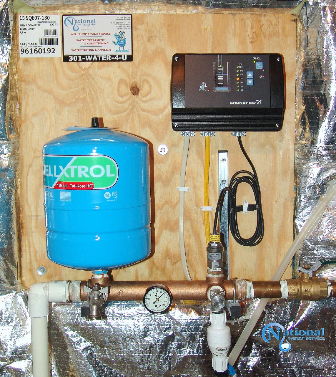 constant pressure well tank