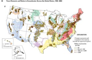 Radon Map of US