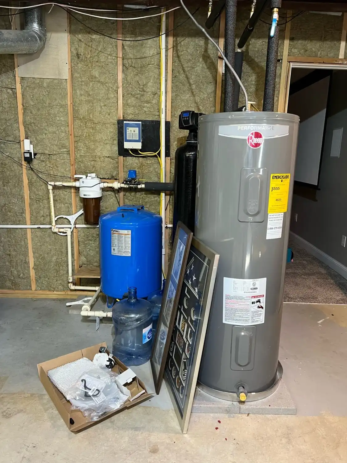 Perfect  Water Treatment Installation Before