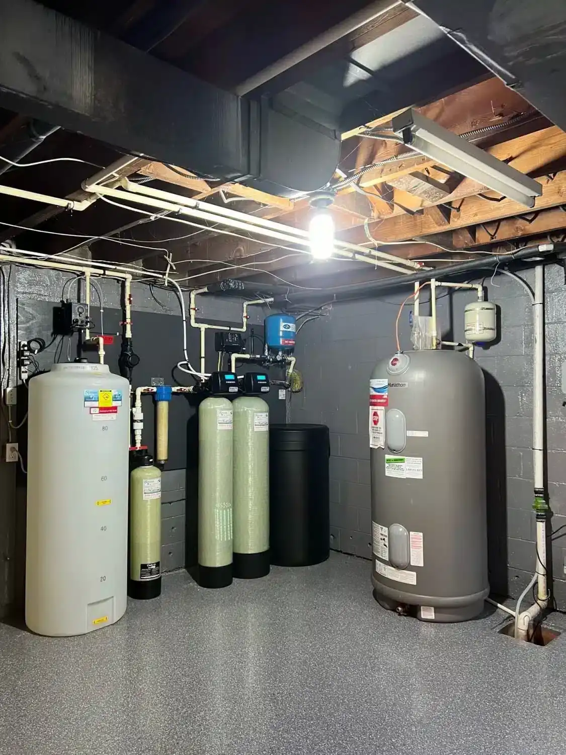 Water Treatment Installation After