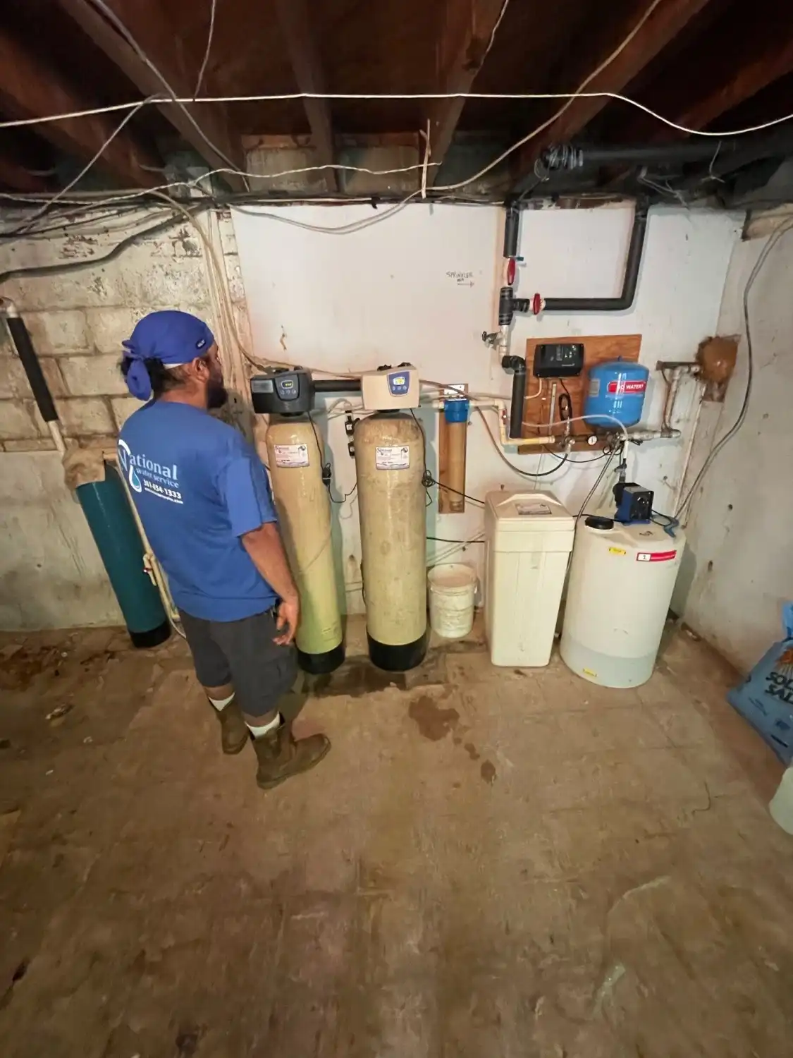 Water Treatment Installation Before