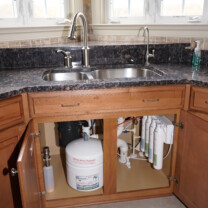 An under the sink Reverse Osmosis System for 99.9% contaminant free cooking & drinking water