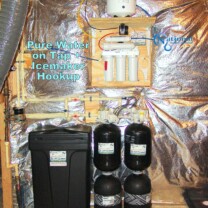 The Perfect City Water Treatment System. A Reverse Osmosis for 99.9% contaminant free drinking water and Twin Water Softener for hard water and Carbon Tank to remove low levels of radon & improve taste & odor of water