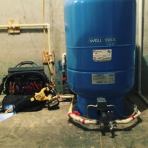Well Water Pressure Tank & a Veto Pro Pack Tool Bag