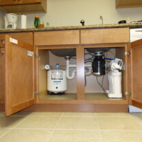 An under the sink Reverse Osmosis System for up too 99.9% contaminant free cooking & drinking water