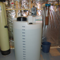 Solution Feeder for pH & corrosion control and a Whole House Sediment Filter