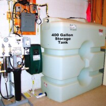 Storage tank, water pressure booster pump, Whole house Reverse Osmosis