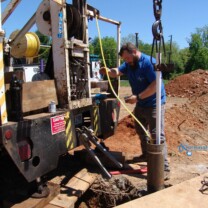 Removing Solid pipe from a very deep well to replace the broken well water pump