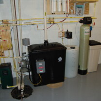 A Water Pressure Booster Pump, a Sump Pump, a Radon remediation system, a Solution Feeder, a Water Softener and a Reverse Osmosis