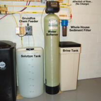 Water Softener, Solution Feeder, Sediment filter