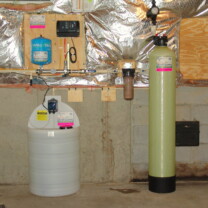 A Constant Water Pressure System, a Solution Feeder Pump and Solution Tank for pH and corrosion control, A Whole House Sediment Filter and a Radon Reduction System for the remediation of cancer causing radon in water