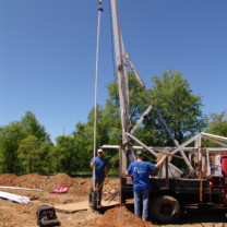 Very Deep Water Wells require solid Hard Vertical Pipe