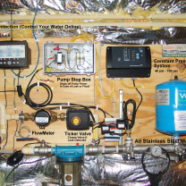 Constant Water Pressure System and a leak detection system