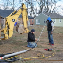 Installation of Pipe and Wire from a new Water Well to a new home
