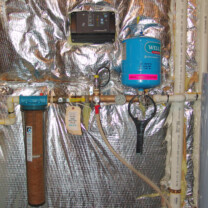 Grundfos SQE Constant Pressure Control Box and pressure tank
