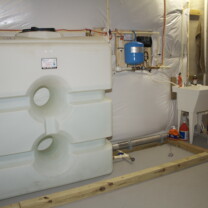 Water Storage Tanks, Constant Water Pressure System, water Re-Booster for the stored water, Flood Protection Bars