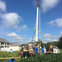 Very Deep Water Wells require solid Hard Vertical Pipe