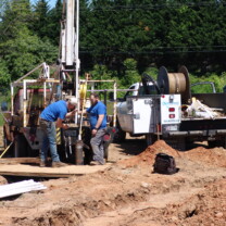 new hard pipe installation