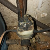 burnt pressure switch