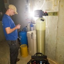 Installation of a Water Softener and Brine, Sediment Filter, Pressure Tank and a new constant pressure Control Panel