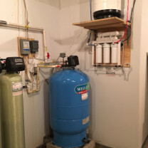 Water Softener, Pressure Tank and a Reverse Osmosis