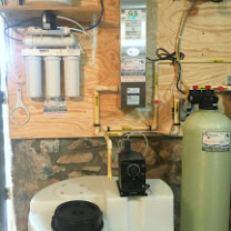Solution Feeder, reverse osmosis, Ultraviolet Light for bacteria remediation, Carbon Tank & Sediment Filter