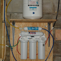 Reverse Osmosis for up too 99.9% contamination free drinking water