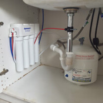 Undersink Reverse Osmosis for up too 99.9% contamination free drinking water