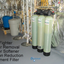 Iron breaker sulfur breaker, a water softener, a carbon tank, a sediment filter and a pressure tank