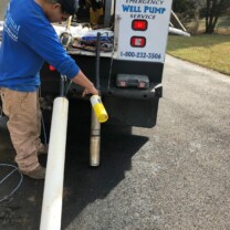 sleeving a well pump