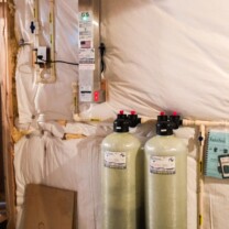an ultraviolet disinfection light and twin carbon tanks