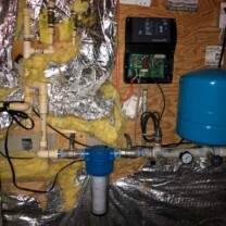 sediment filter, and a constant pressure system