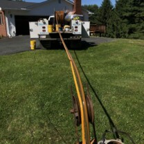 pulling well pump