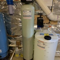 a multimedia tank, a sediment filter and a Solution feeder