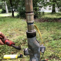 replacing well pump