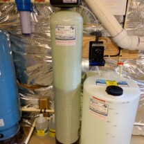 a kx pro, pressure tank, a sediment filter and a Solution feeder