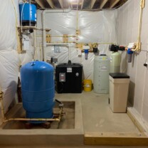 Pressure Tank, Reverse Osmosis, Sump Pump, Radon Removal, pre and post Sediment Filter, Solution Feeder and a water softener