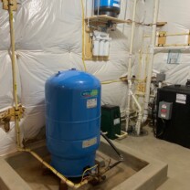 Pressure Tank, Radon removal with water pressure booster and a reverse osmosis
