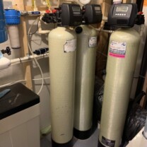 water softener, sediment filter, acid neutralizer and a pipe burst pro