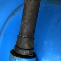 pinhole leak in pressure tank tee