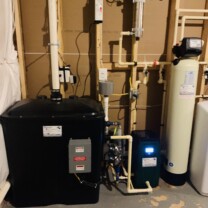 Radon in Water Remediation with pressure booster