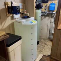 Solution Feeder for ph control, Water softener for hard water and a constant water pressure system
