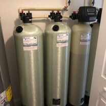 Twin Carbon Tanks, Water Softener and an acid neutralizer