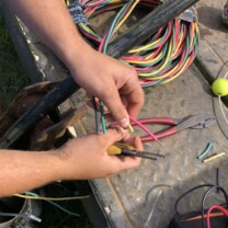 repairing broken wire