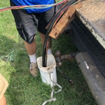 checking for breaks in wire