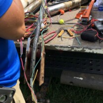 repairing broken wire